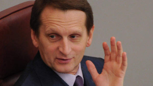 Председатель Государственной Думы РФ Сергей Нарышкин